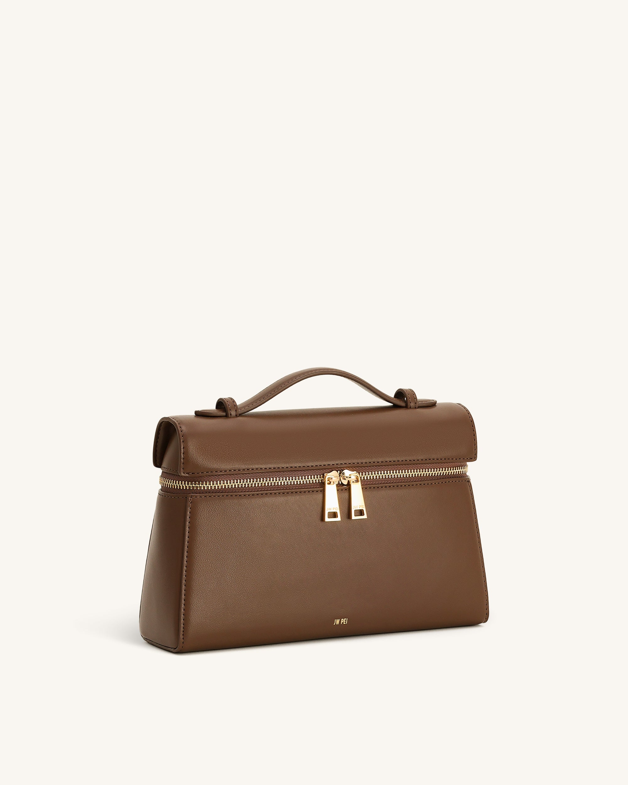 Jw Pei Thea Large Top Handle Bag Mocha Brown