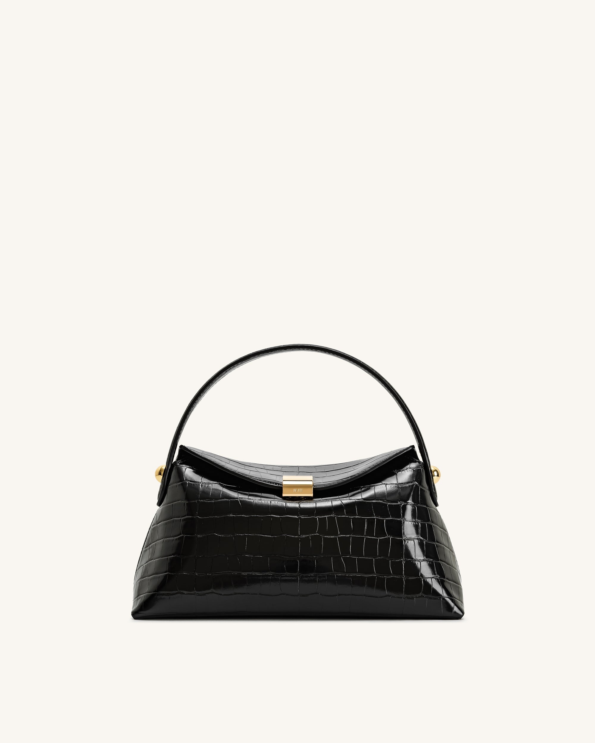 Jw Pei Talia Top Handle Bag Black Croc