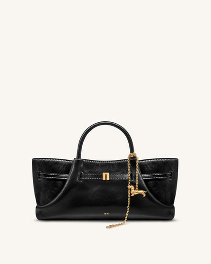 Jw Pei Maeve Dachshund Metal Charm Tote Bag Black