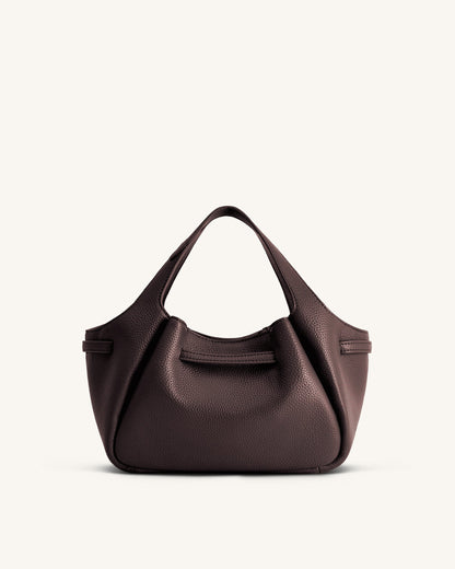 Jw Pei Mabel Soft Bow Tote Bag Dark Brown