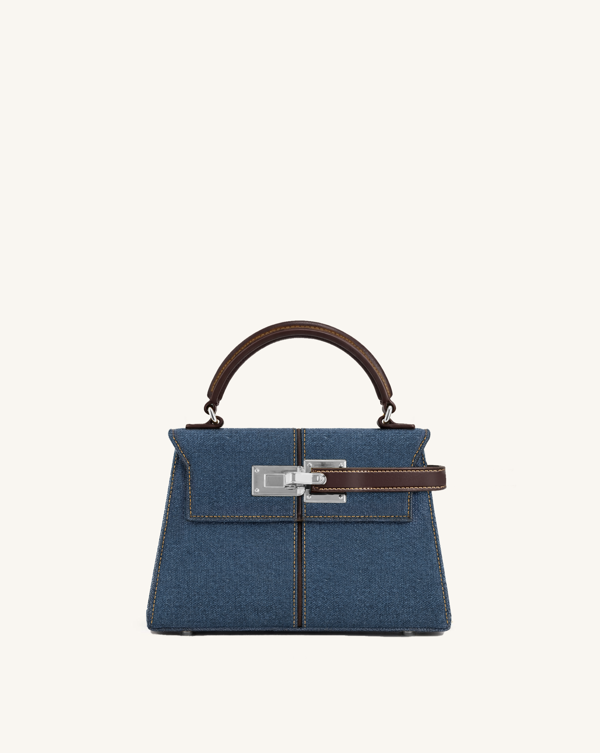 Jw Pei Elise Top Handle Bag Blue Denim