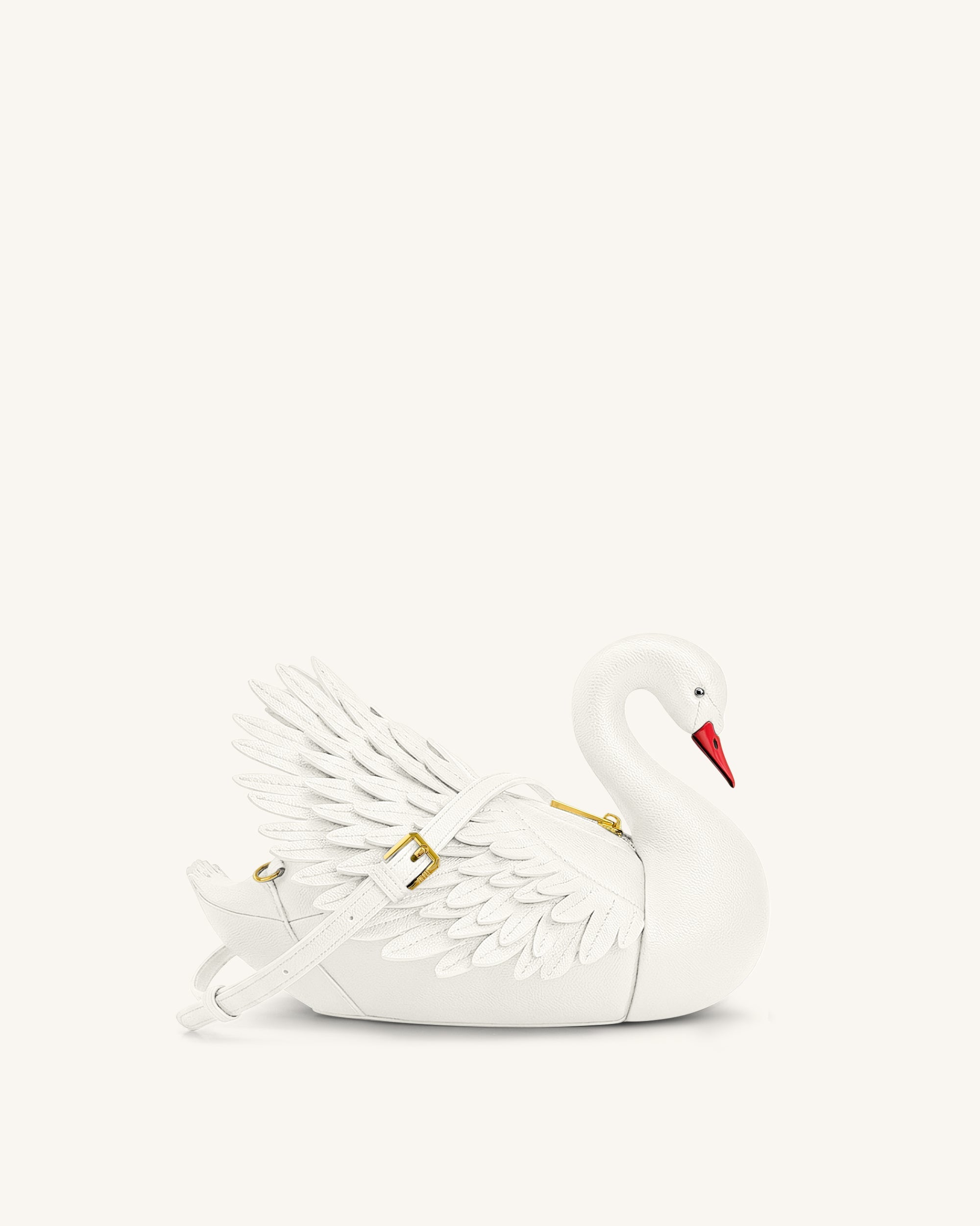 Jw Pei Alani Swan Shaped Crossbody Bag White