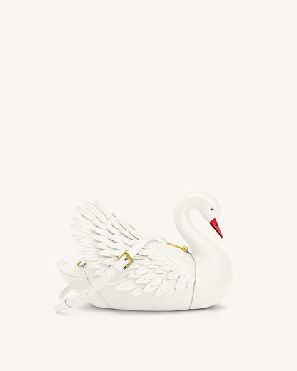 Jw Pei Alani Swan Shaped Crossbody Bag White