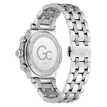 Gc Round 44mm Blue Dial Analog Men Watch - Z75002G7