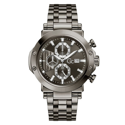 Gc Round 44mm Grey Dial Analog Men Watch - Z75001G2