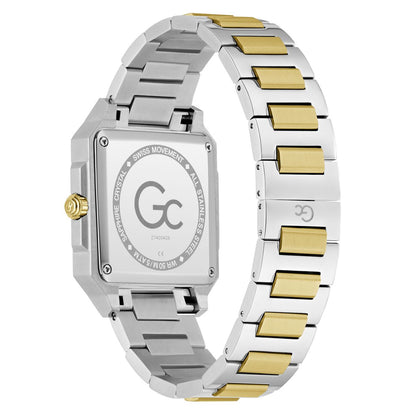 Gc Square 41mm Green Dial Analog Men Watch - Z74004G9