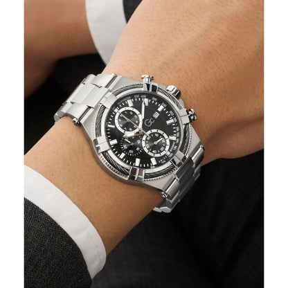 Gc Round 44mm Black Dial Analog Men Watch - Z76001G2