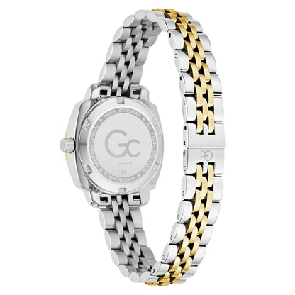 Gc Square 28mm Green Dial Analog Women Watch - Z73003L9