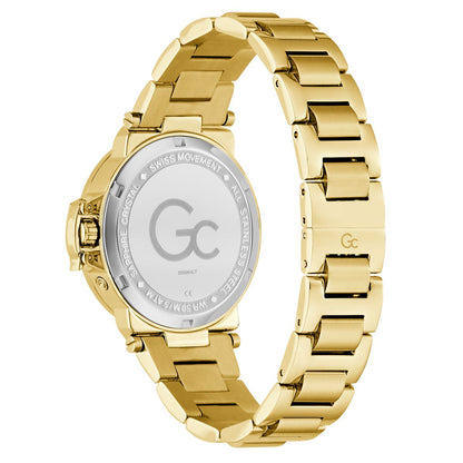 Gc Round 36mm Blue Dial Analog Women Watch - Z69004L7