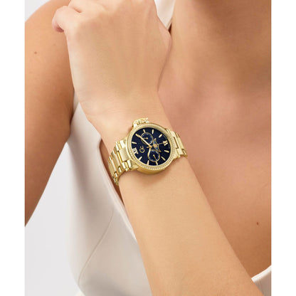 Gc Round 36mm Blue Dial Analog Women Watch - Z69004L7