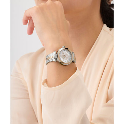 Gc Round 32mm White Dial Analog Women Watch - Z63002L3
