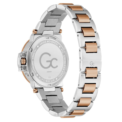 Gc Round 36mm White Dial Analog Women Watch - Z69002L1