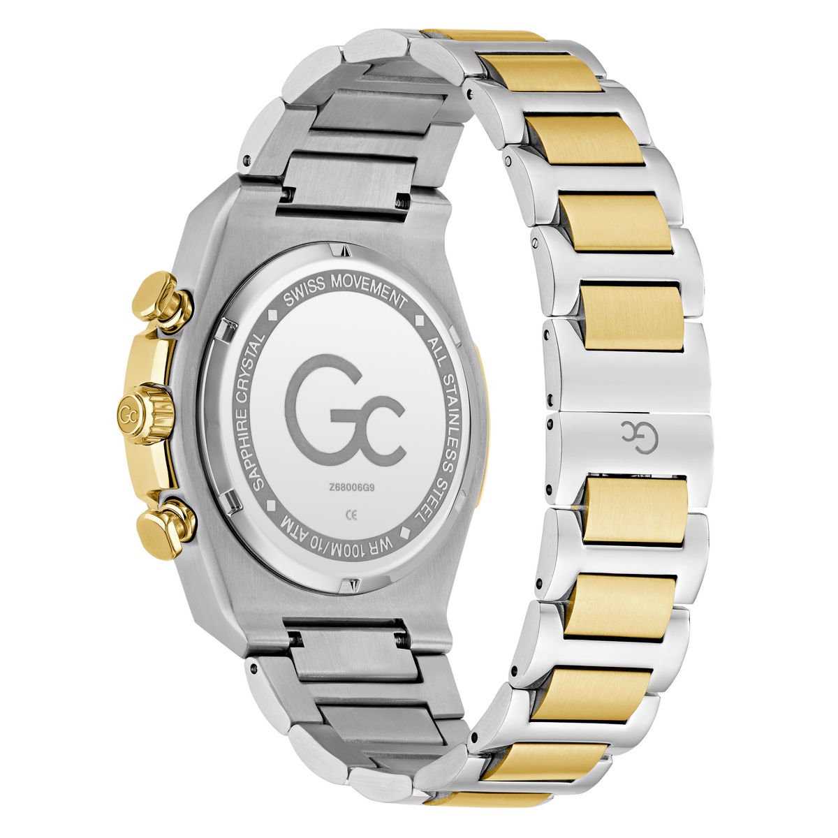 Gc Round 45mm Green Dial Analog Men Watch - Z68006G9