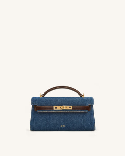 Jw Pei Noor Top Handle Bag Blue Denim