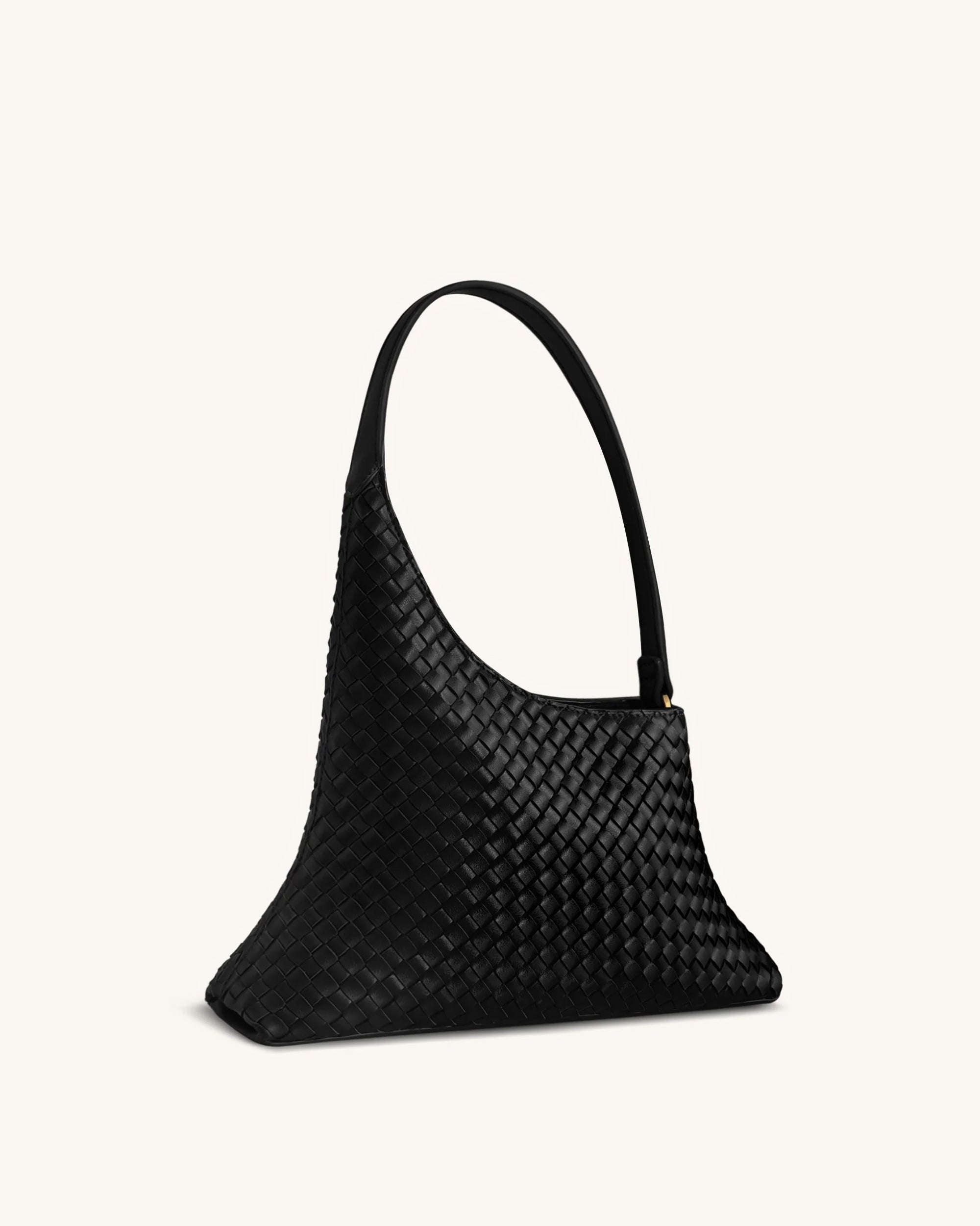 Jw Pei Lyra Woven Shoulder Bag Black