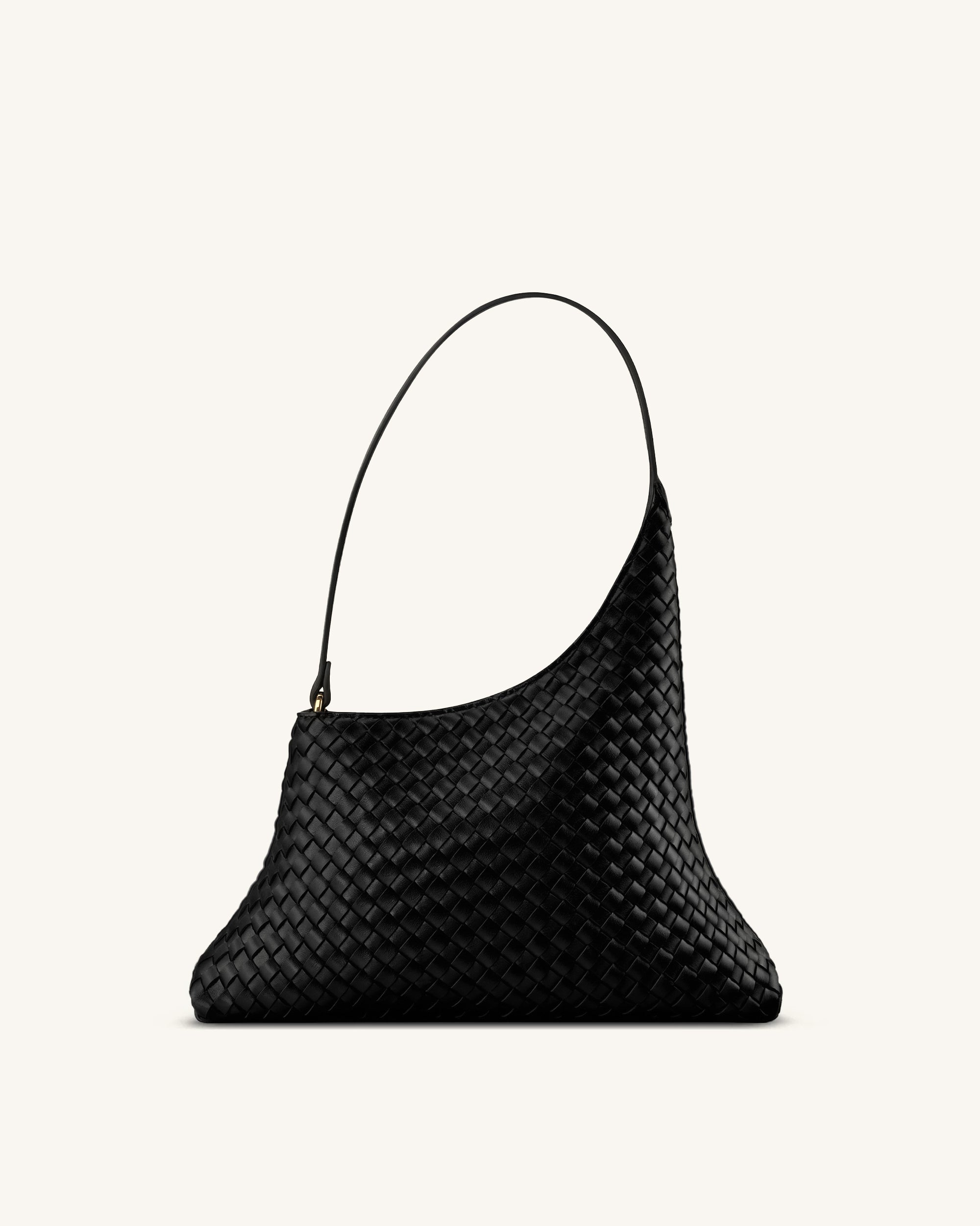 Jw Pei Lyra Woven Shoulder Bag Black