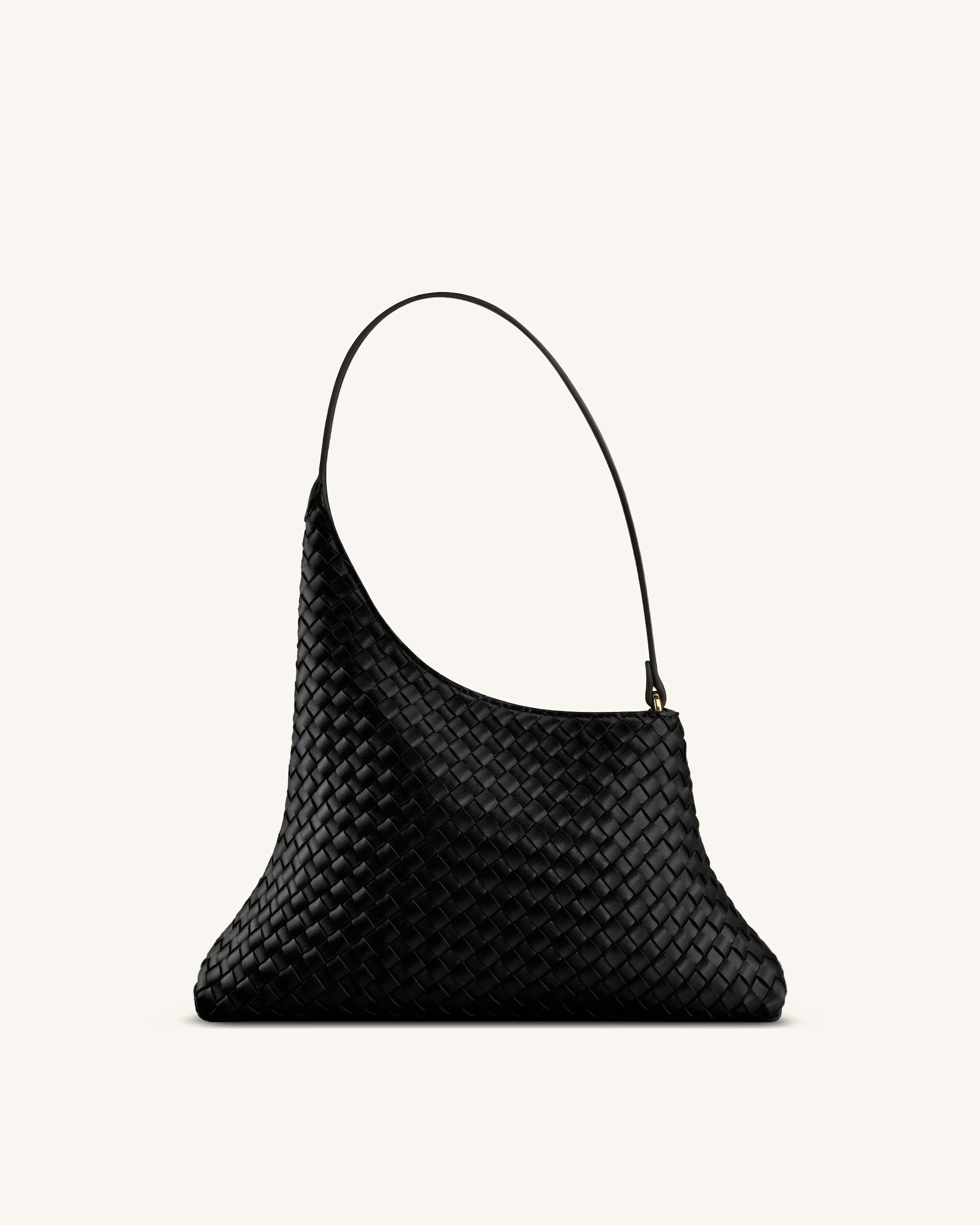 Jw Pei Lyra Woven Shoulder Bag Black