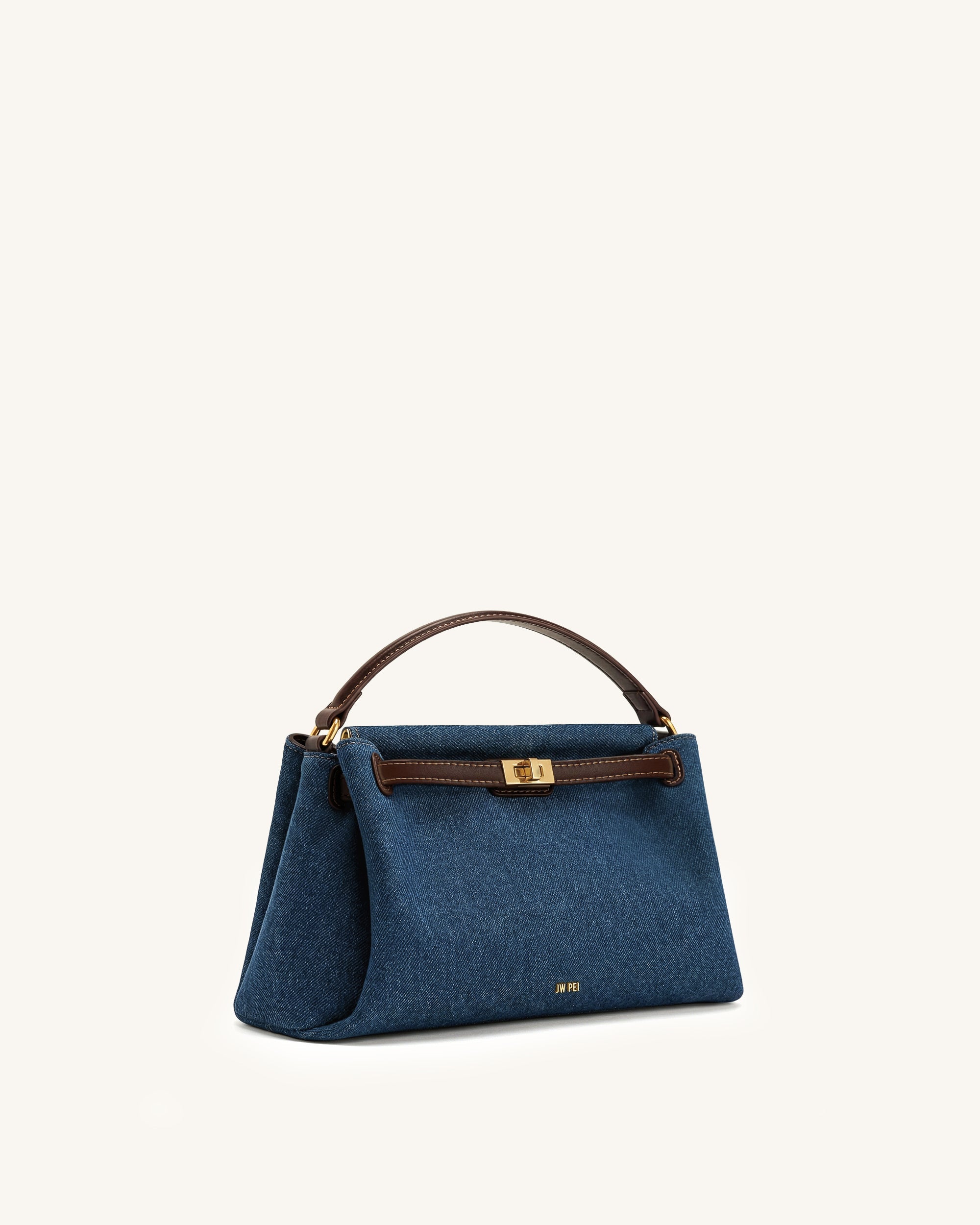Jw Pei Carmen Top Handle Bag Blue Denim