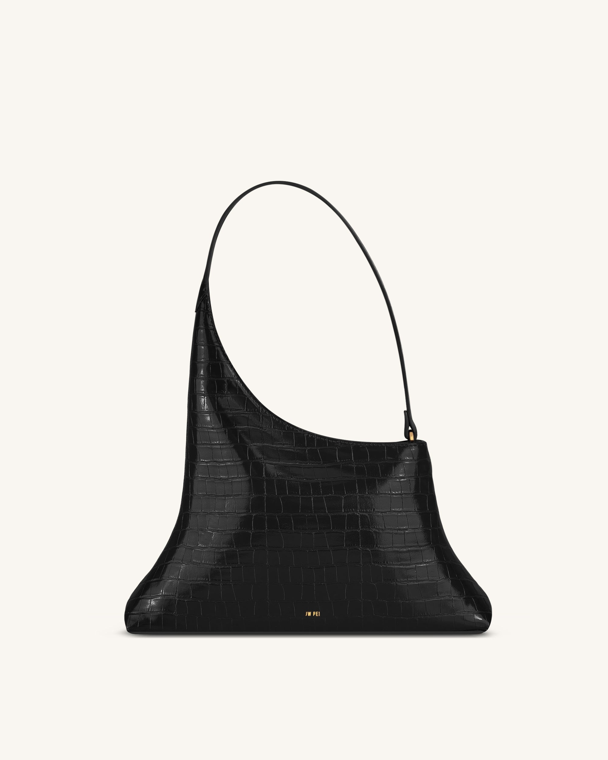 Jw Pei Lyra Shoulder Bag Black Croc