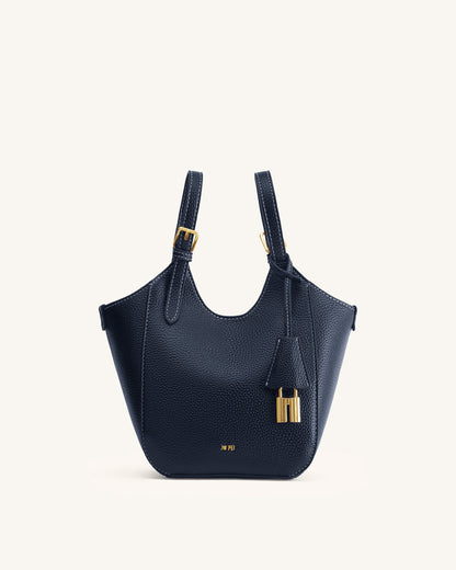 Jw Pei Ines Padlock Tote Bag Navy