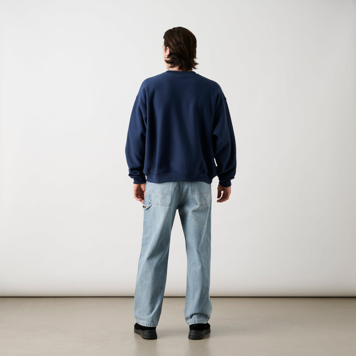 Palace Skateboards Unisex CREW NAVY