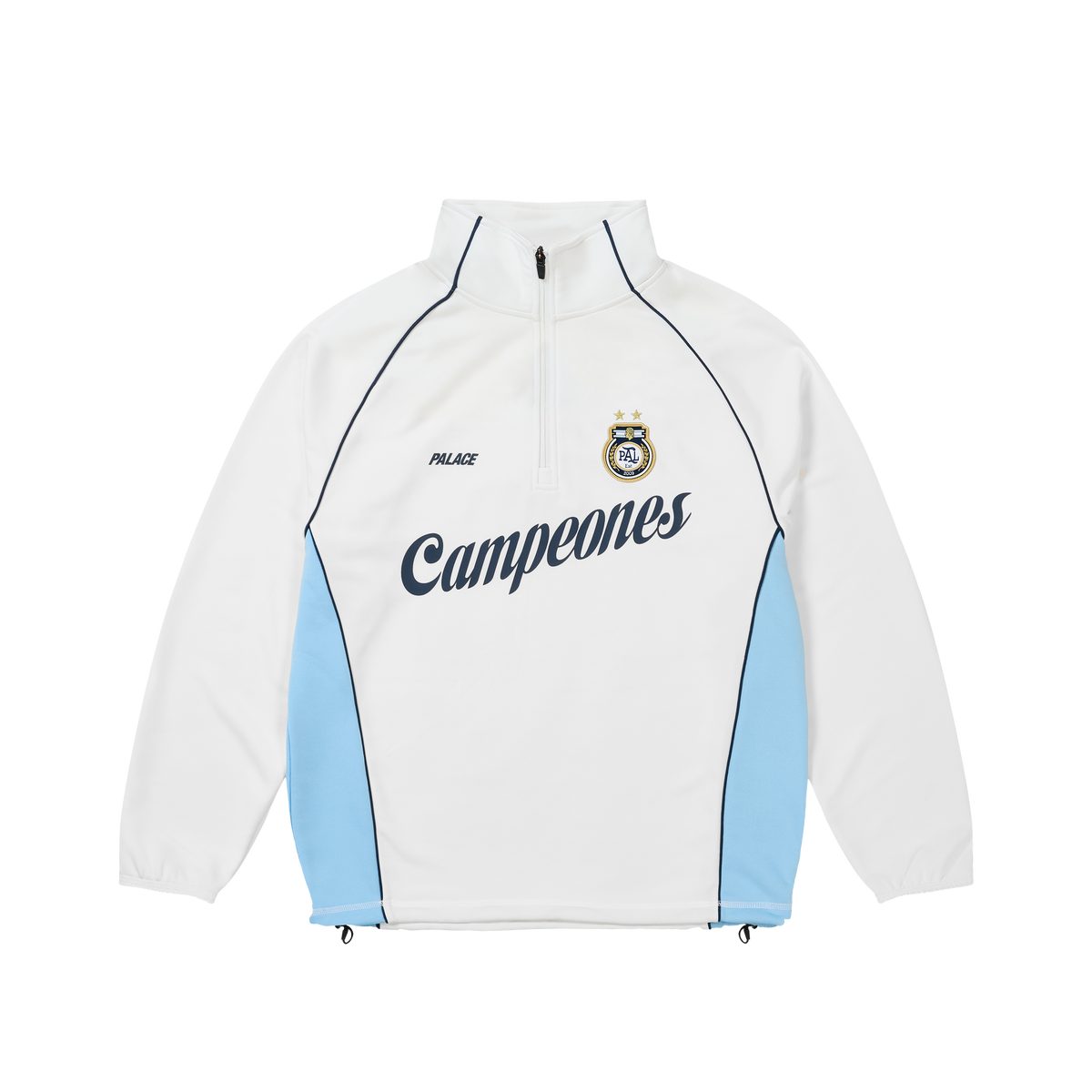 Palace Skateboards COPA 1 / 4 ZIP Techy Fleece White