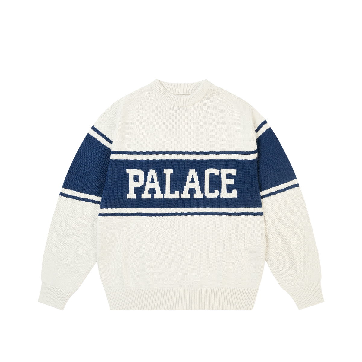 Palace Skateboards College Stripe KNIT NAVY
