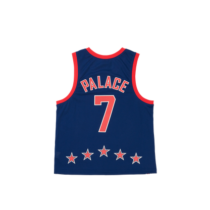 Palace Skateboards Lightning Basketball VEST NAVY / RED