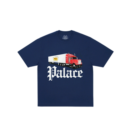 Palace Skateboards Truck OFF T-Shirt NAVY