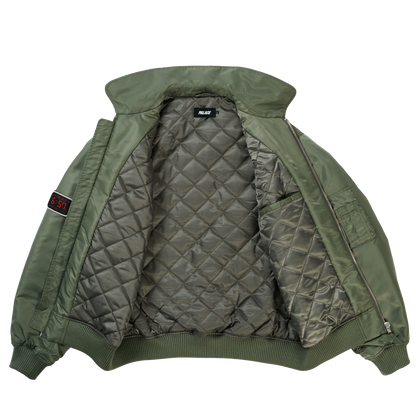 Palace Skateboards MA-2 Banging Jacket Olive