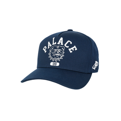 Palace Skateboards Bulldog P Frame 5-Panel Snapback White