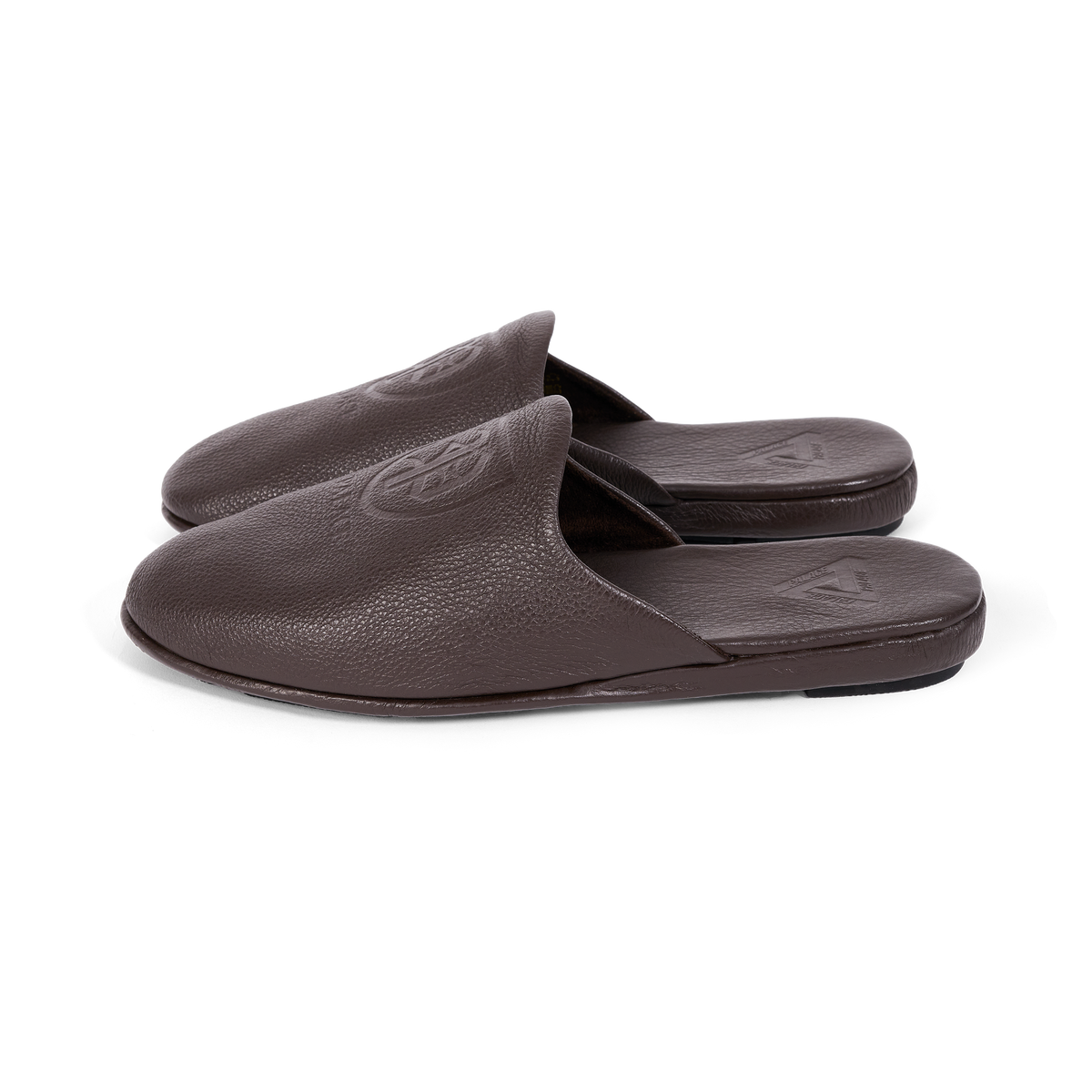 Palace Classic Leather Slipper Brown