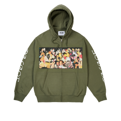Palace Skateboards DICK Jewell ZIP HOOD Black