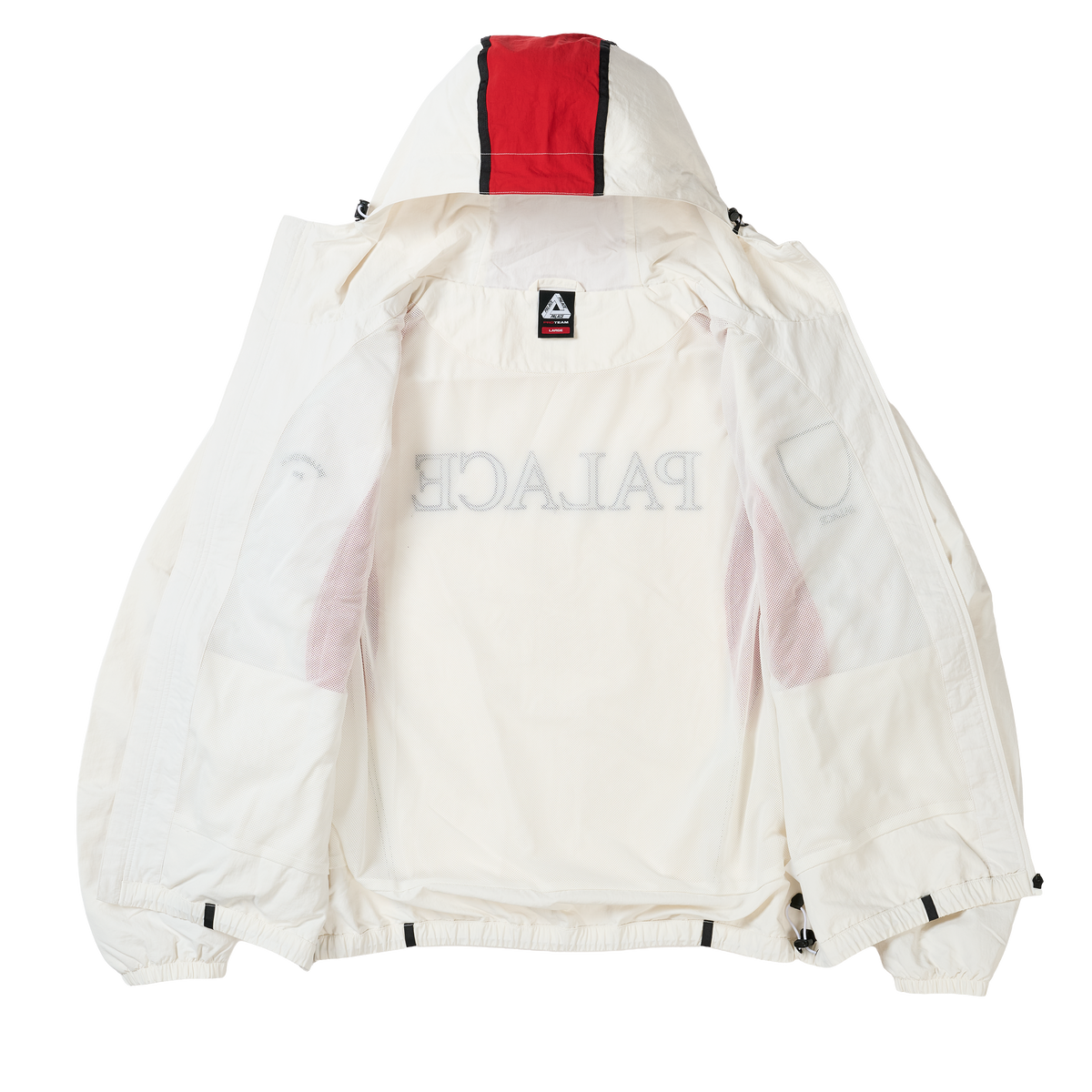 Palace Skateboards Scrum Hooded Shell Jacket White