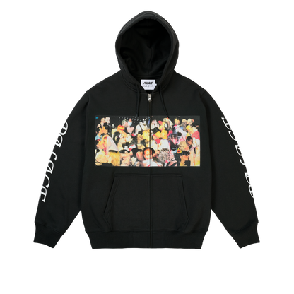 Palace Skateboards DICK Jewell ZIP HOOD RICH WINE