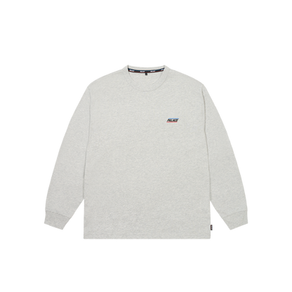 Palace Skateboards Basically a Longsleeve GREY MARL