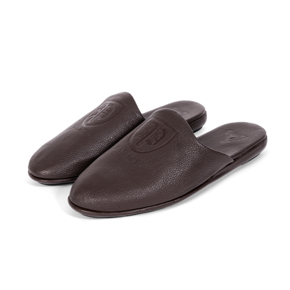 Palace Classic Leather Slipper Brown