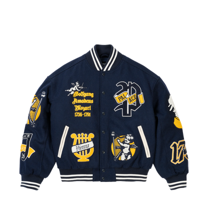 Palace Skateboards Wolfgang Varsity Jacket NAVY