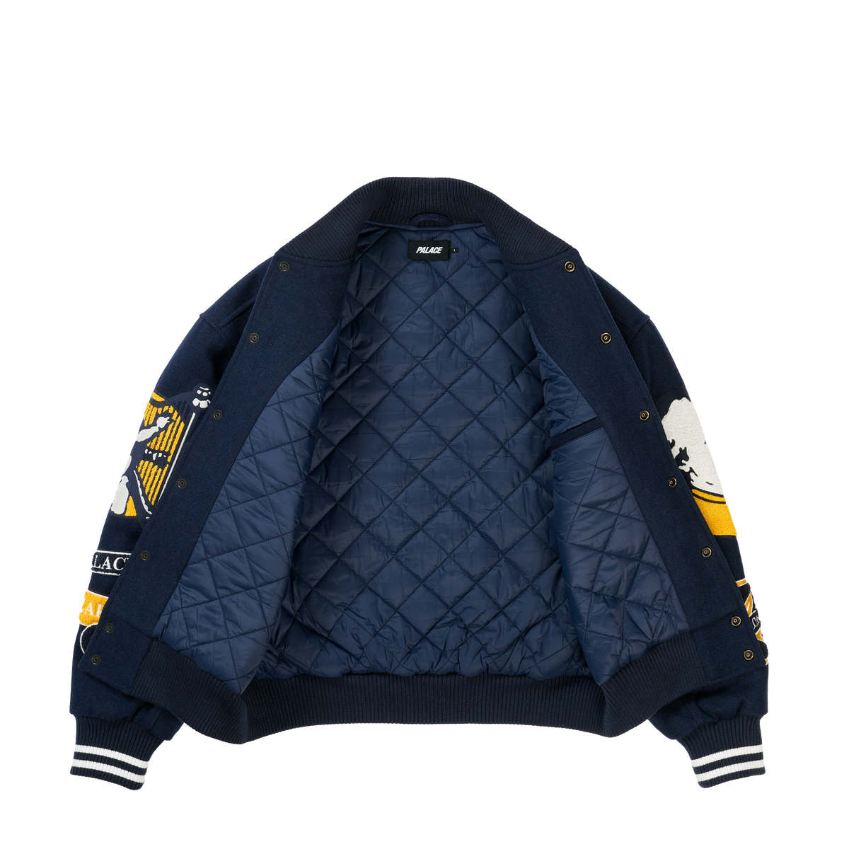 Palace Skateboards Wolfgang Varsity Jacket NAVY