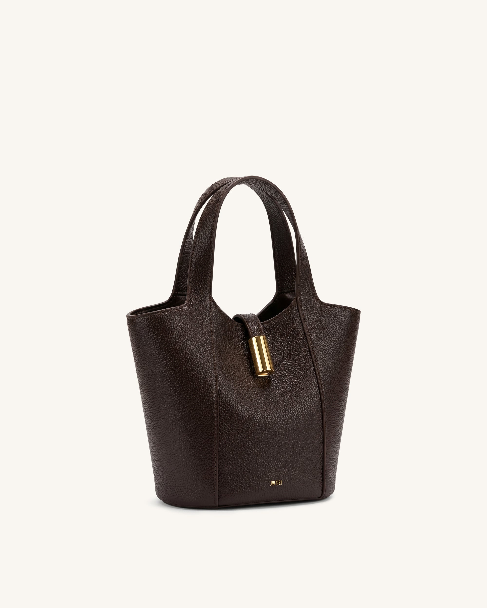 Jw Pei Bella Bucket Bag Dark Brown