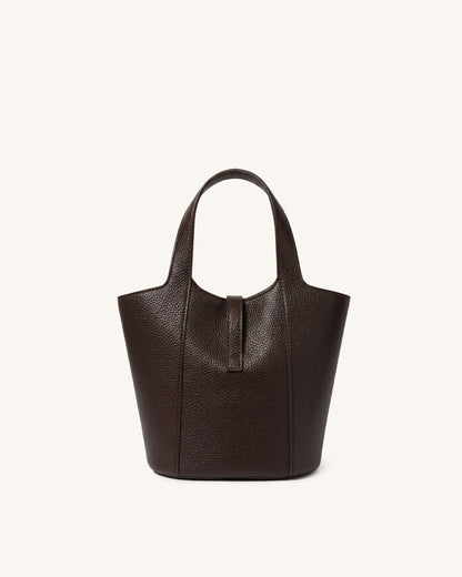 Jw Pei Bella Bucket Bag Dark Brown