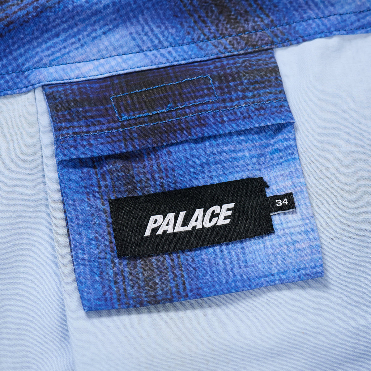 Palace OVER Short NAVY Ghost Check