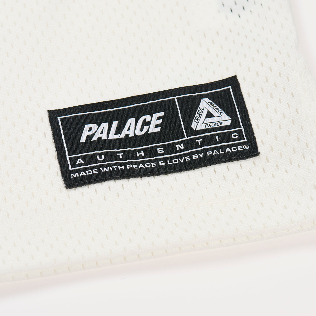 Palace Skateboards Satin the PARK MESH Jersey White