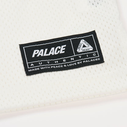 Palace Skateboards Satin the PARK MESH Jersey White