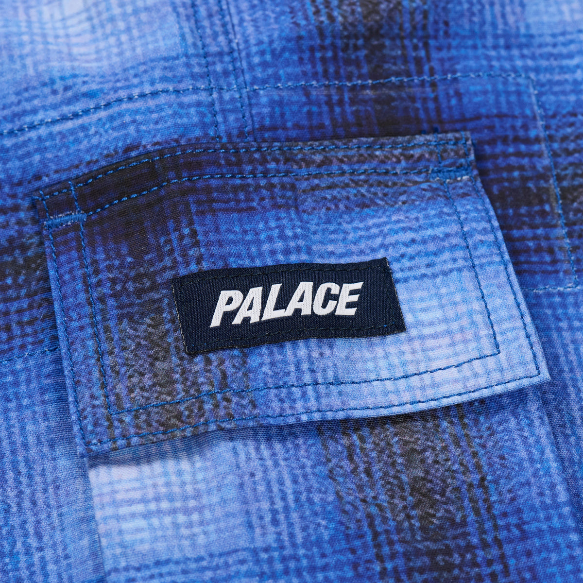 Palace OVER Short NAVY Ghost Check