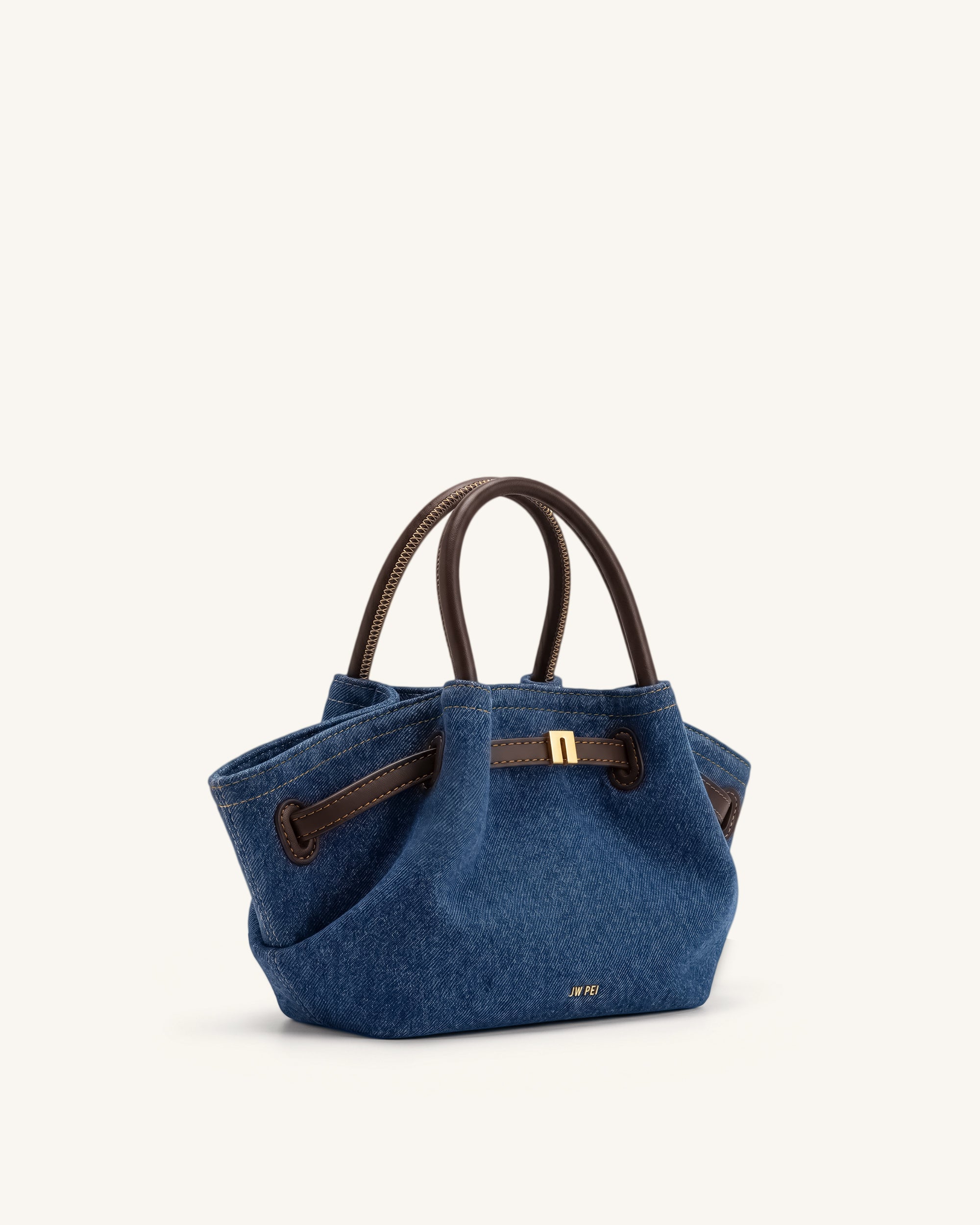Jw Pei Hana Mini Tote Bag Blue Denim