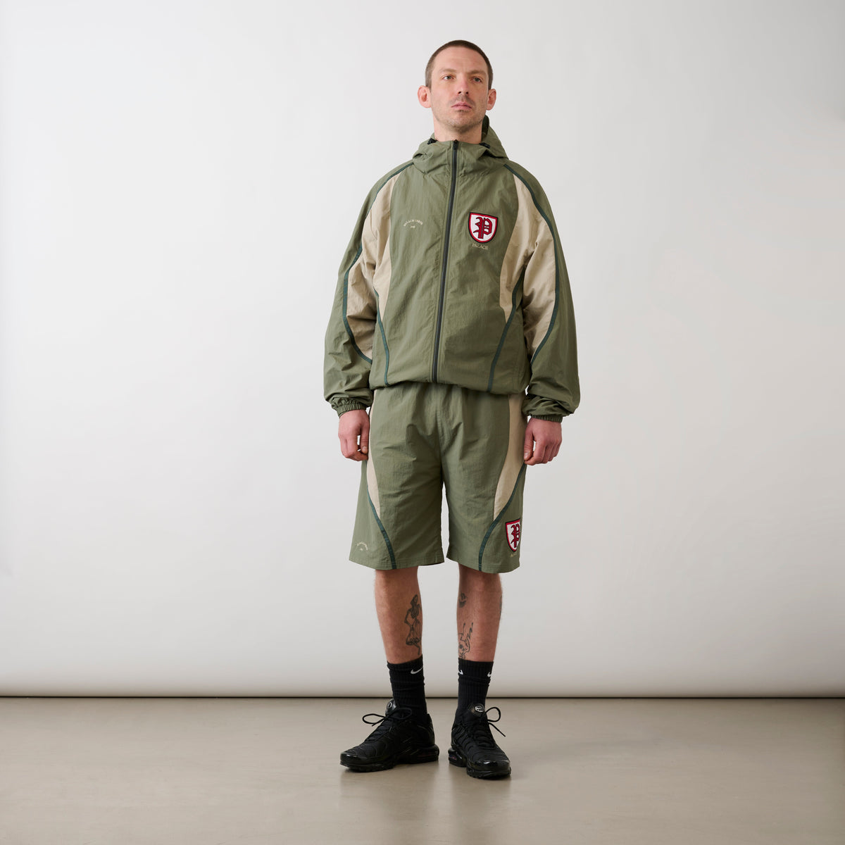 Palace Skateboards Scrum Hooded Shell Jacket Olive