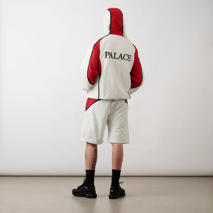 Palace Skateboards Scrum Hooded Shell Jacket White