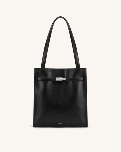 Jw Pei Noelle Belted Tote Bag Black