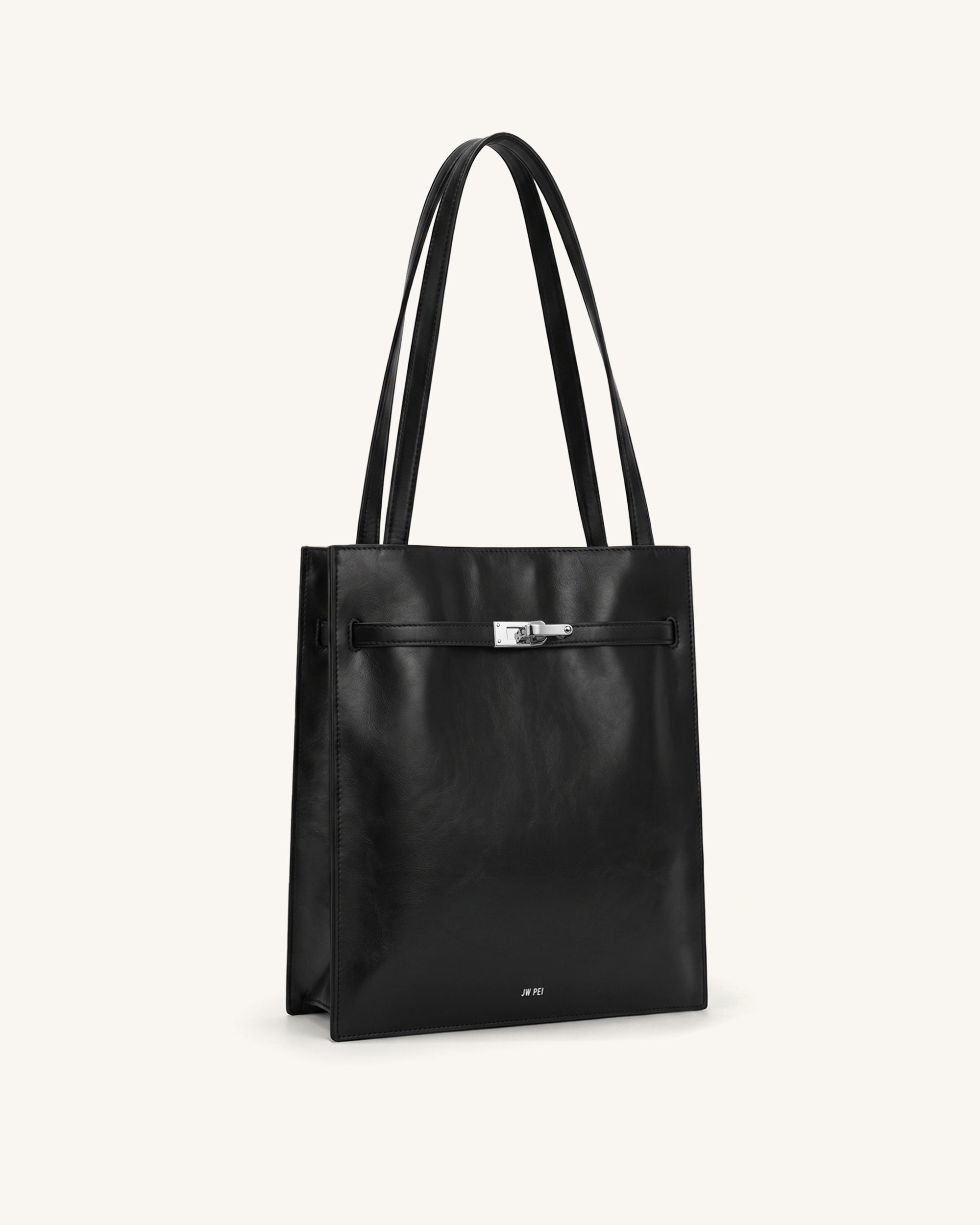 Jw Pei Noelle Belted Tote Bag Black